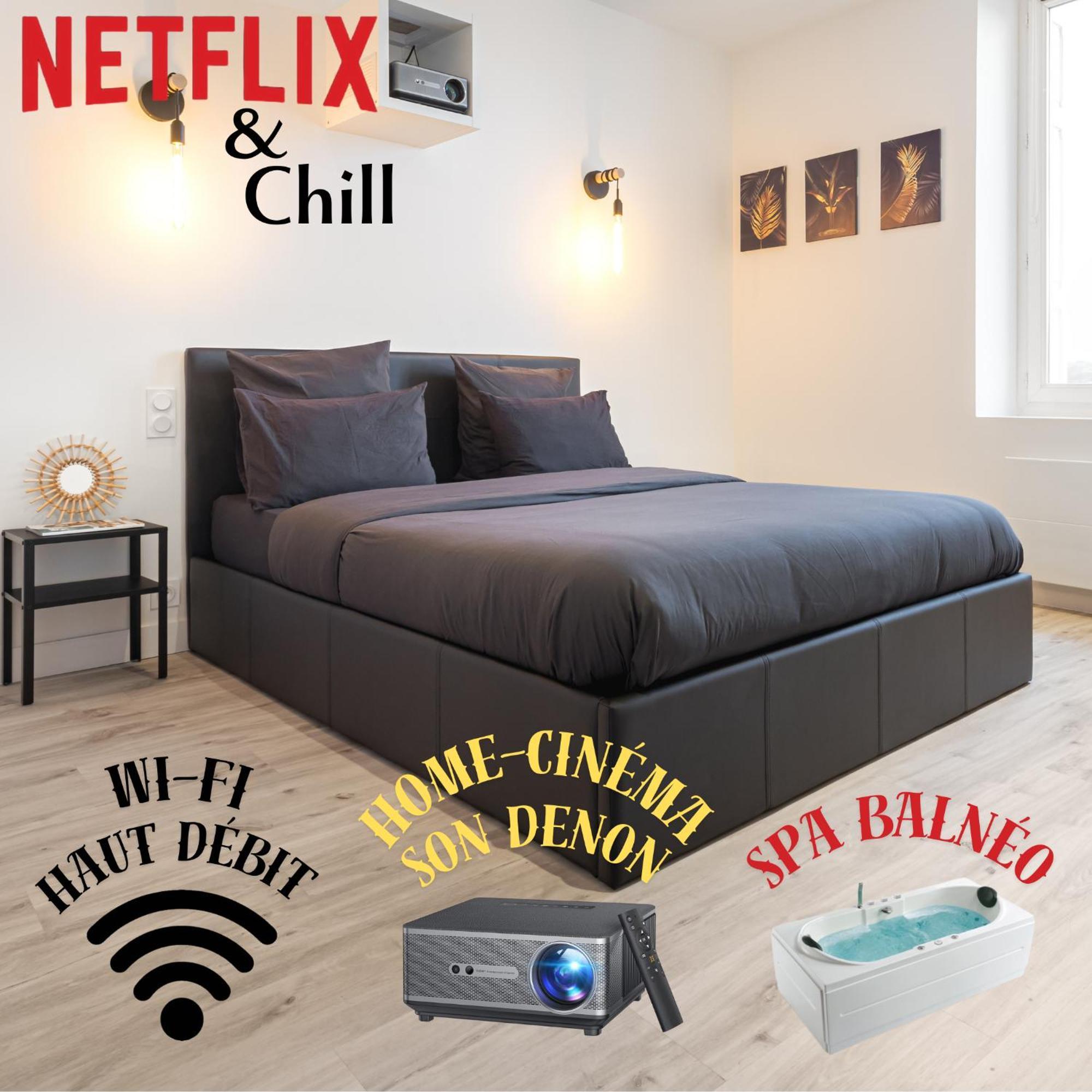 Cinema & Jacuzzi Aux Etoiles - Casabianca Suite Σαιντ-Ετιέν Εξωτερικό φωτογραφία